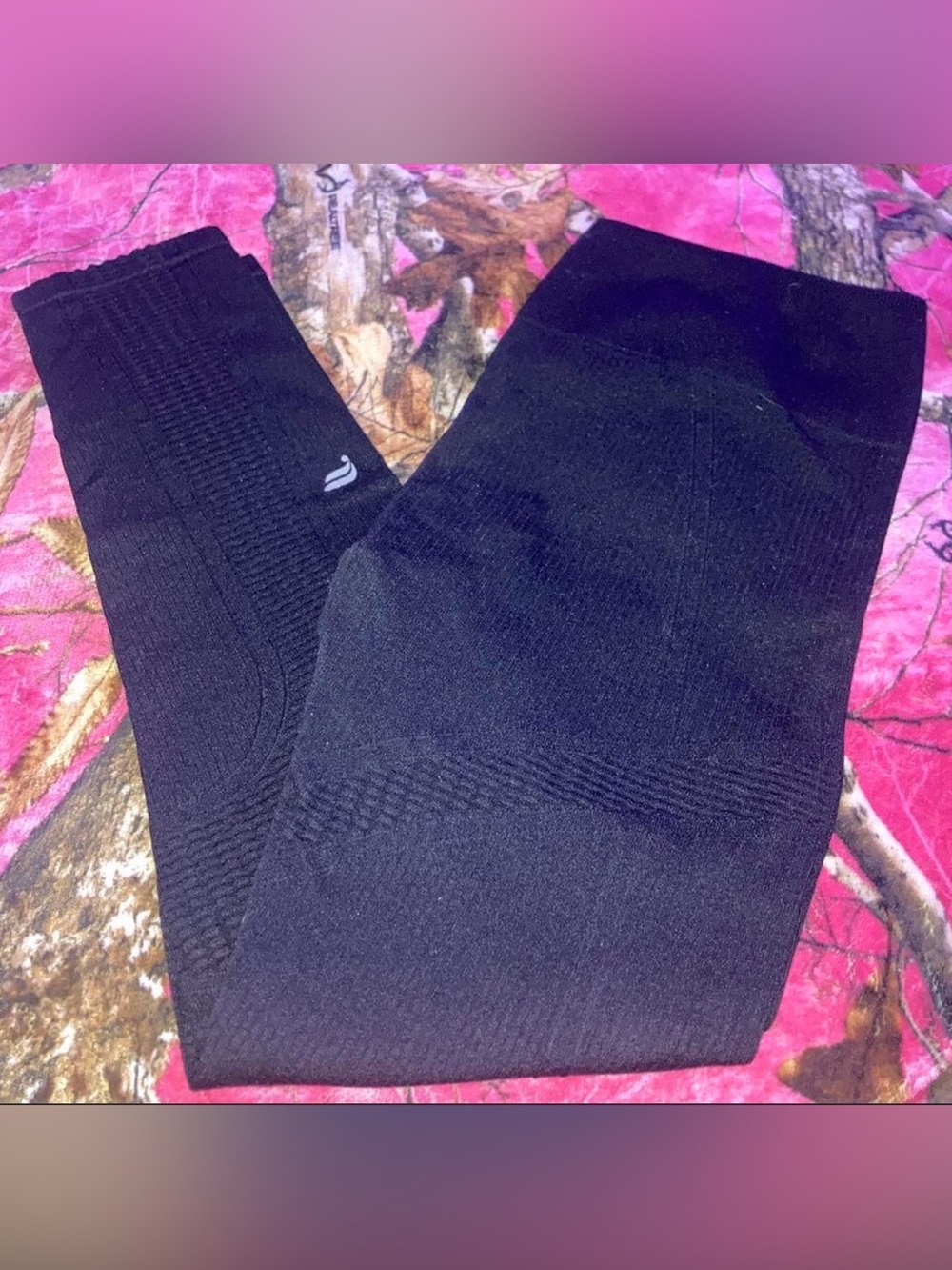 Fabletics Black Seamless Athletic Leggings